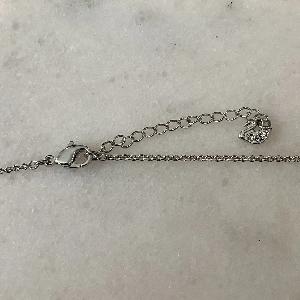 Swarovski Angelic Square Ketting Necklace with Violet Crystal, Brand New - Picture 3 of 4